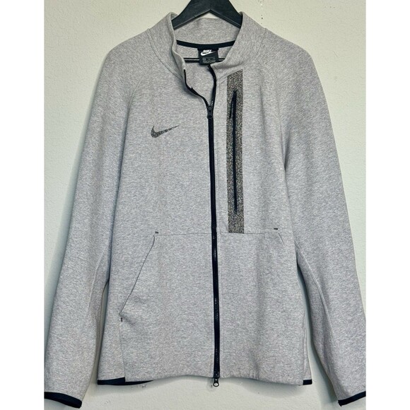 Nike 50 Tech Fleece Jacket Wolf Grey CJ4500-902 Men’s Sz XXL Space - Picture 1 of 4